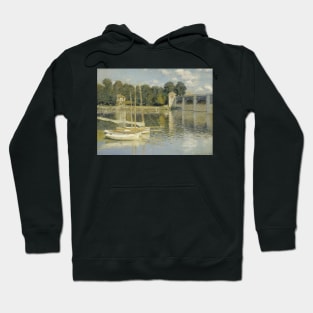 The Argenteuil Bridge by Claude Monet Hoodie